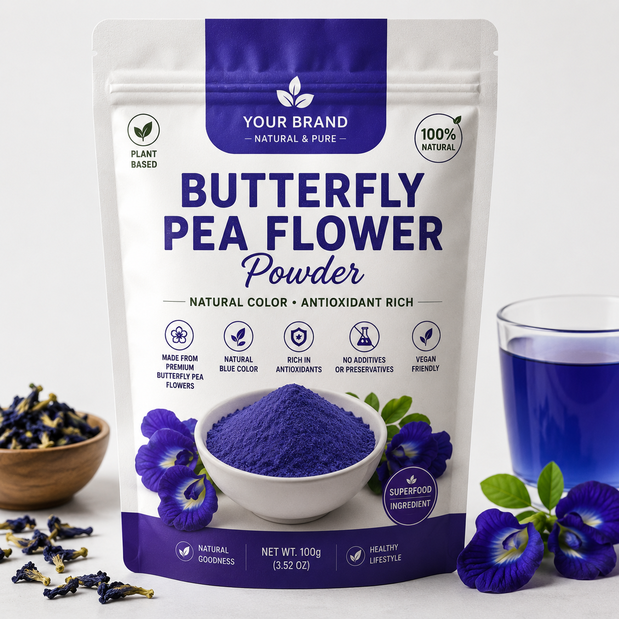 BUTERFLY PEA FLOWER